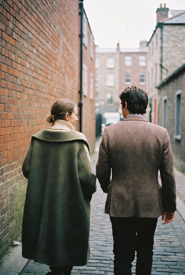 Síle Donnelly and Dr Cormac Brennan, the founders of Celtic Penitentiary, photographed on the cobbles of Thomas Street.